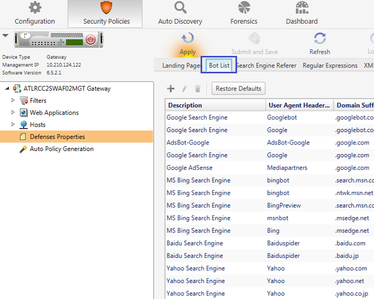 How to Specify a Policy for a Legal Search Engine